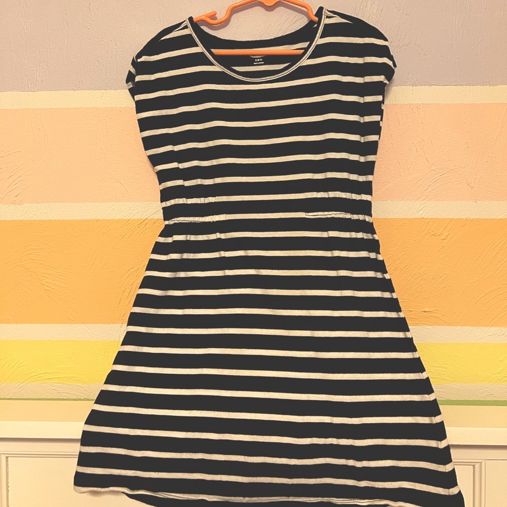 B/W Striped Dress